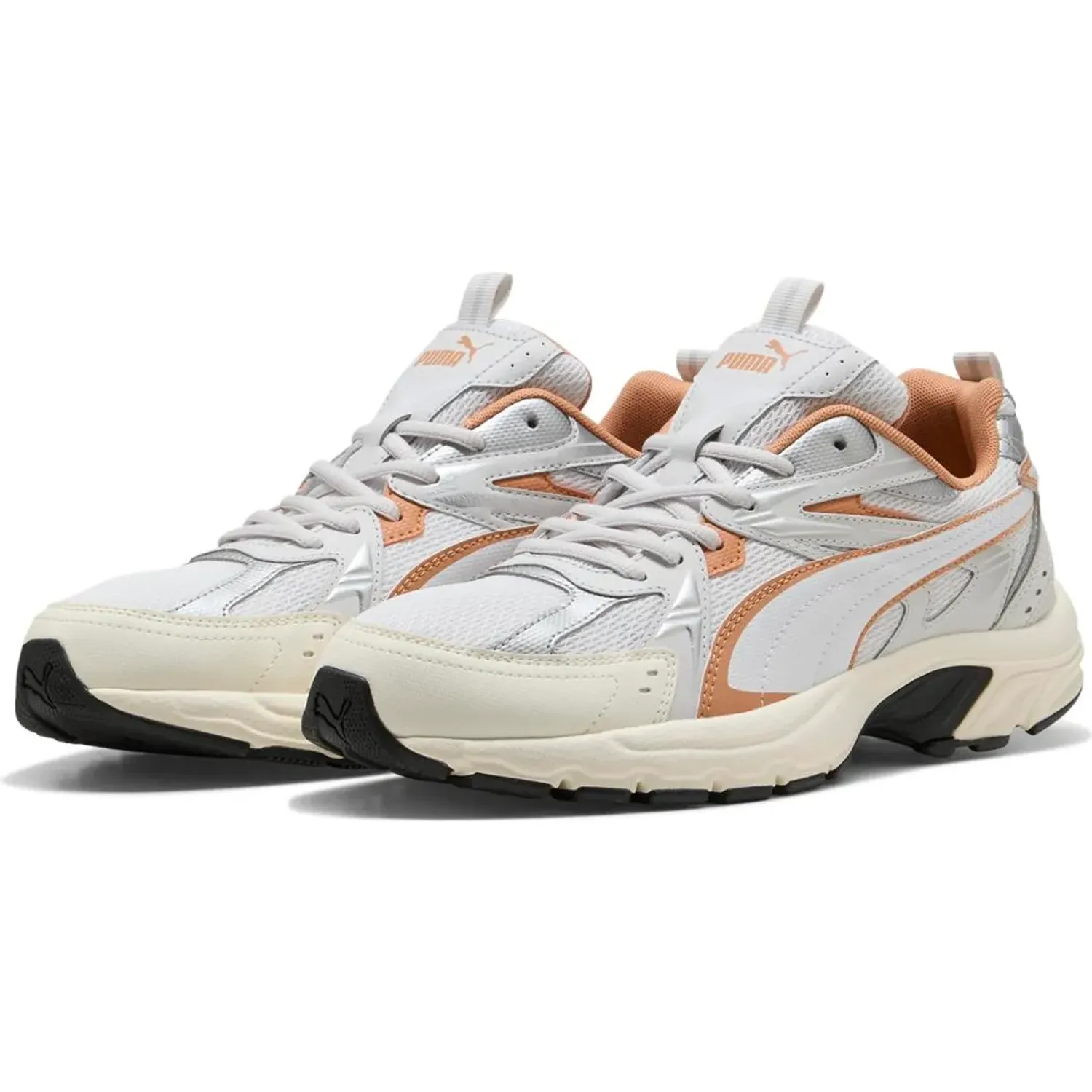 Puma Zapatillas Puma Urbanas Unisex Milenio Tech_ color gris / naranja | Platanitos
