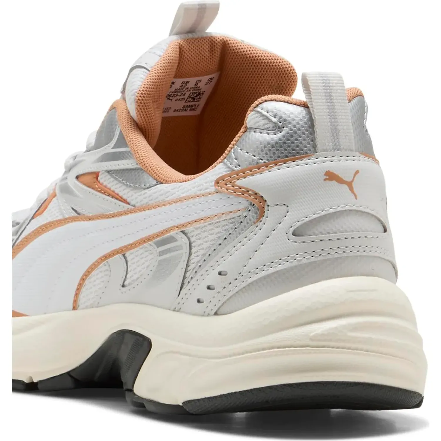 Puma Zapatillas Puma Urbanas Unisex Milenio Tech_ color gris / naranja | Platanitos