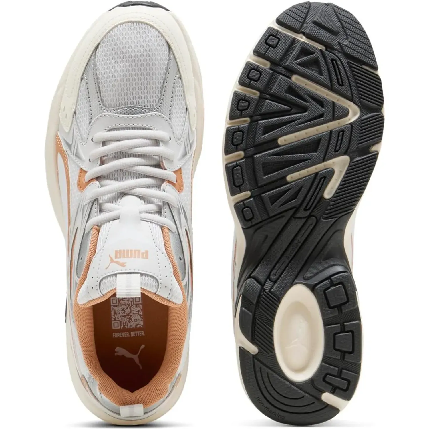 Puma Zapatillas Puma Urbanas Unisex Milenio Tech_ color gris / naranja | Platanitos