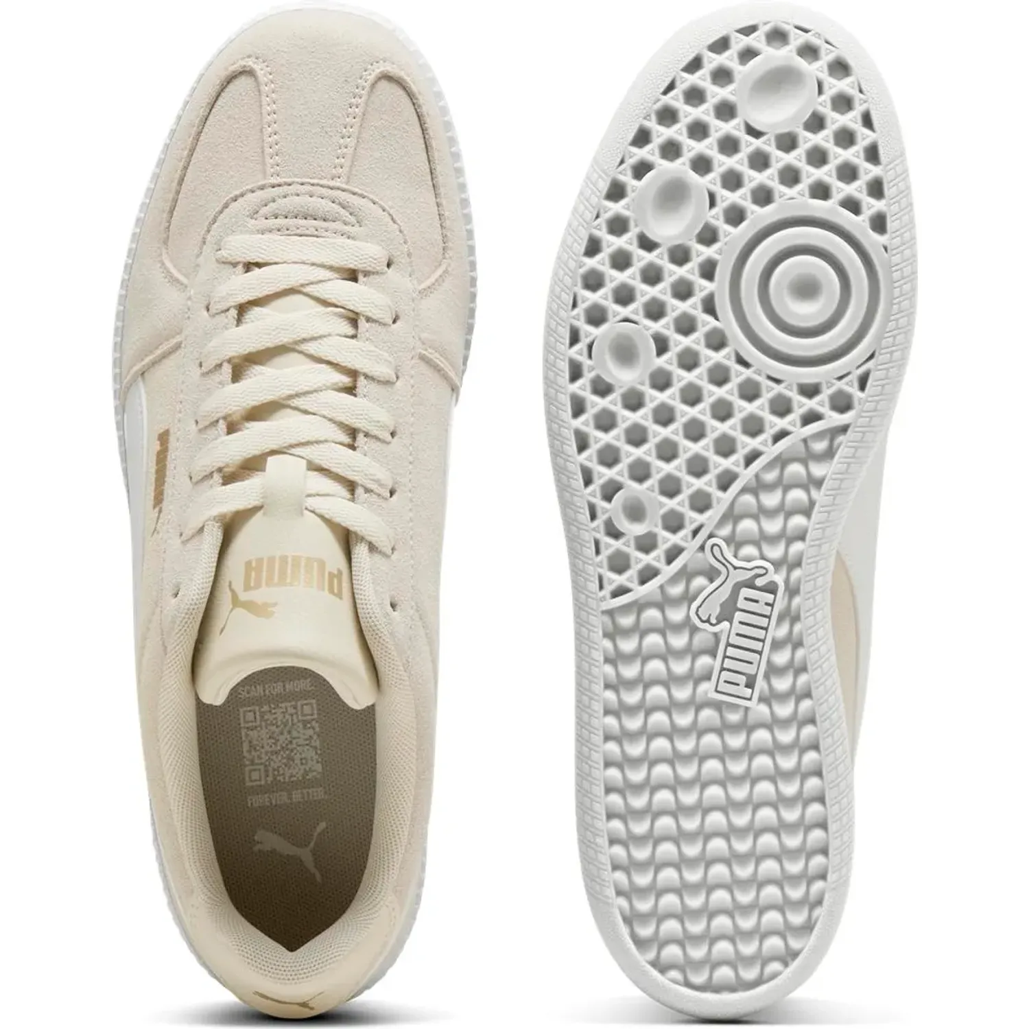 Zapatillas Puma Urbanas Mujer Club Lt Esd color blanco | Platanitos