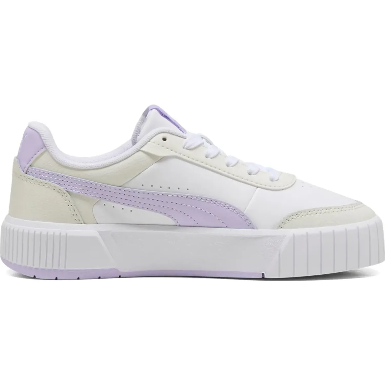 Zapatillas Puma Urbanas Mujer Carina Mia color blanco | Platanitos