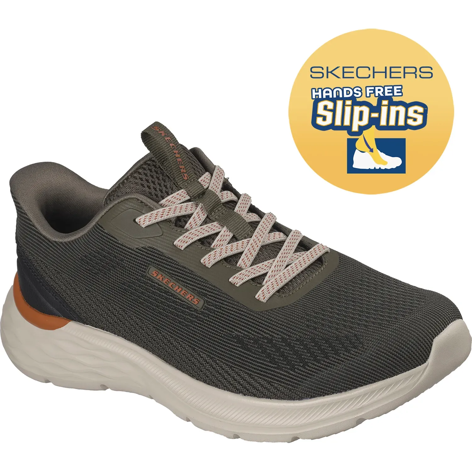 Zapatillas Skechers Urbanas Hombre Garner Slips-Ins color verde | Platanitos