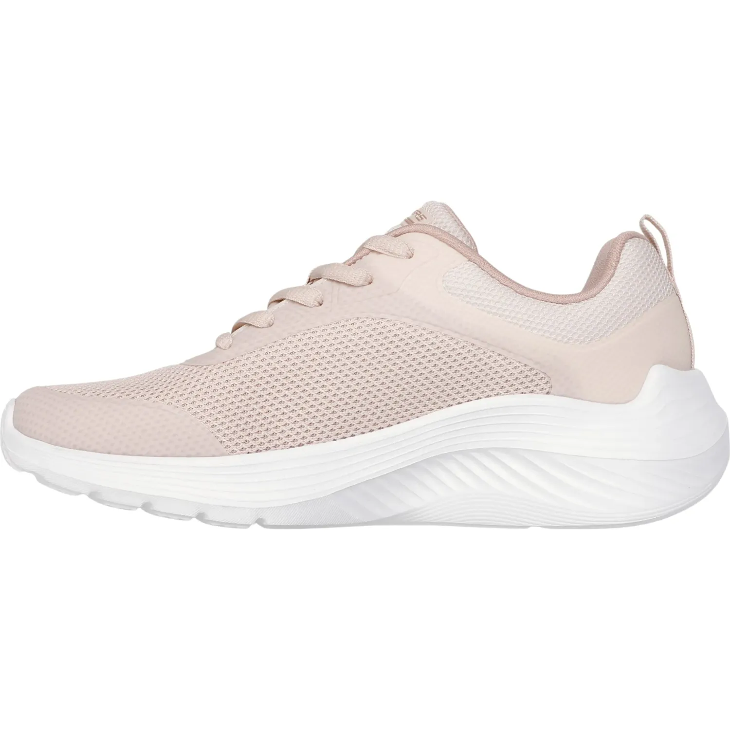 Zapatillas Skechers Urbanas Mujer Bobs Squad Waves color crema | Platanitos