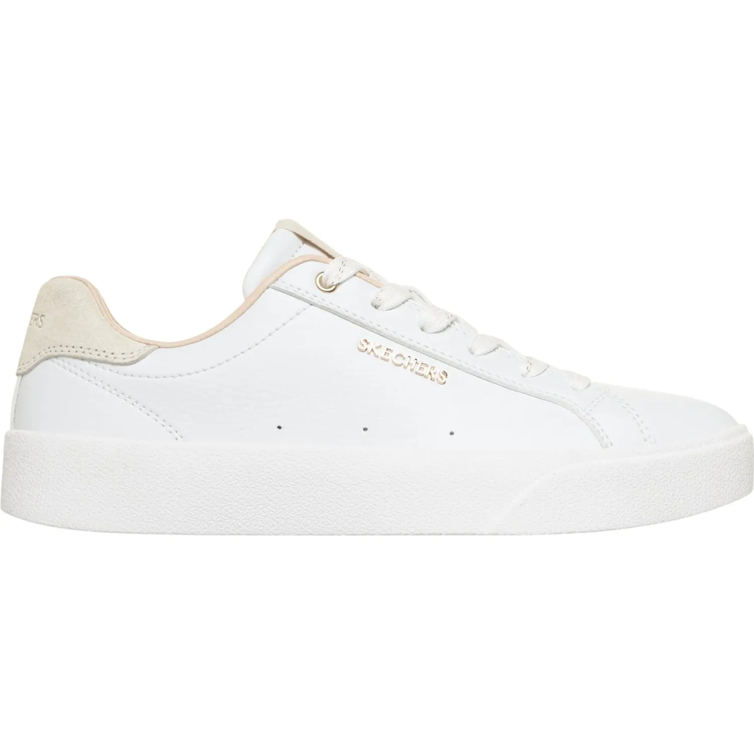 Zapatillas Skechers Urbanas Mujer Belmont color blanco | Platanitos
