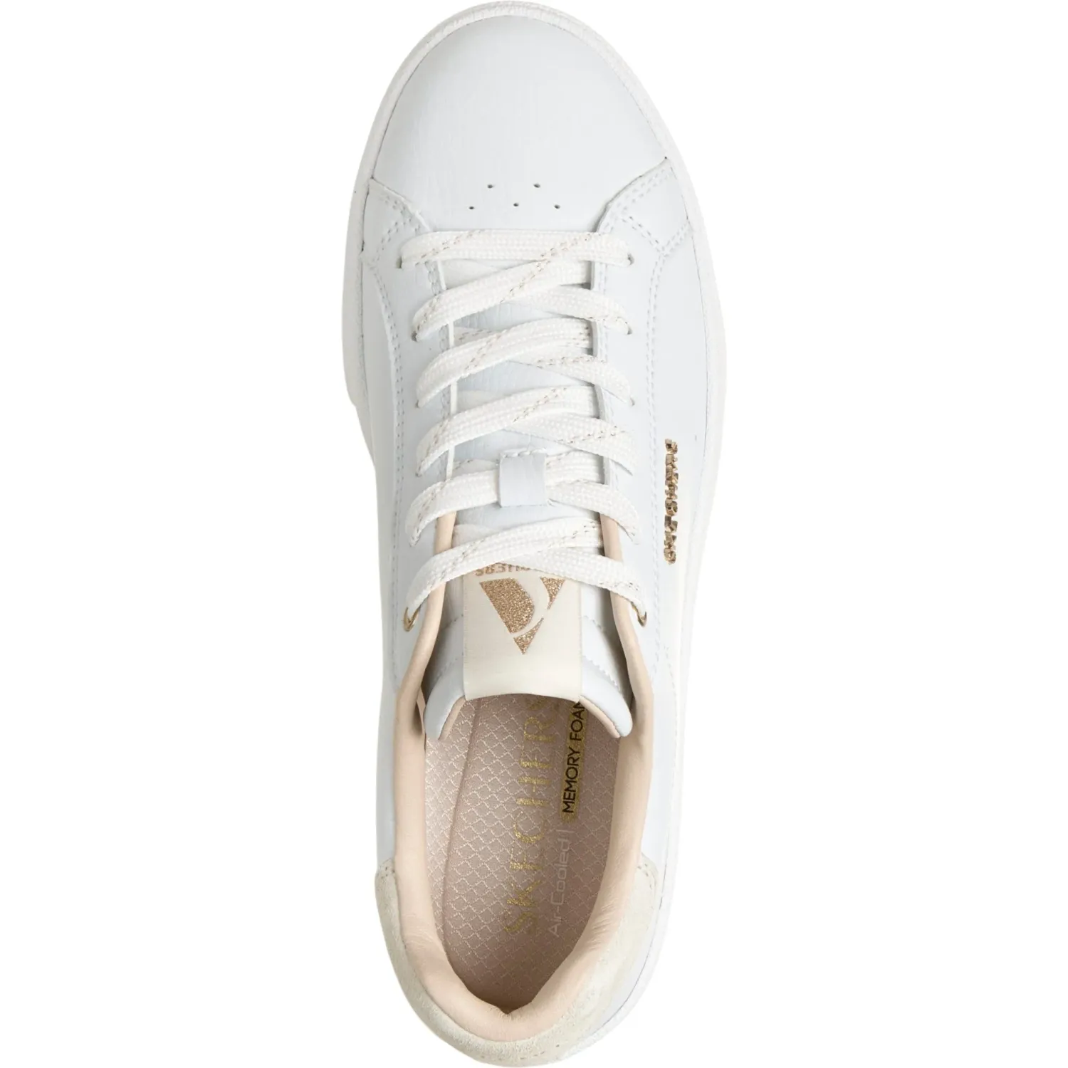 Zapatillas Skechers Urbanas Mujer Belmont color blanco | Platanitos