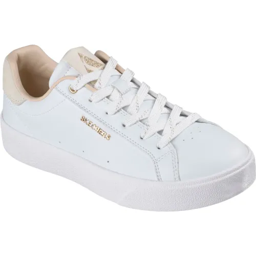 Zapatillas Skechers Urbanas Mujer Belmont color blanco | Platanitos