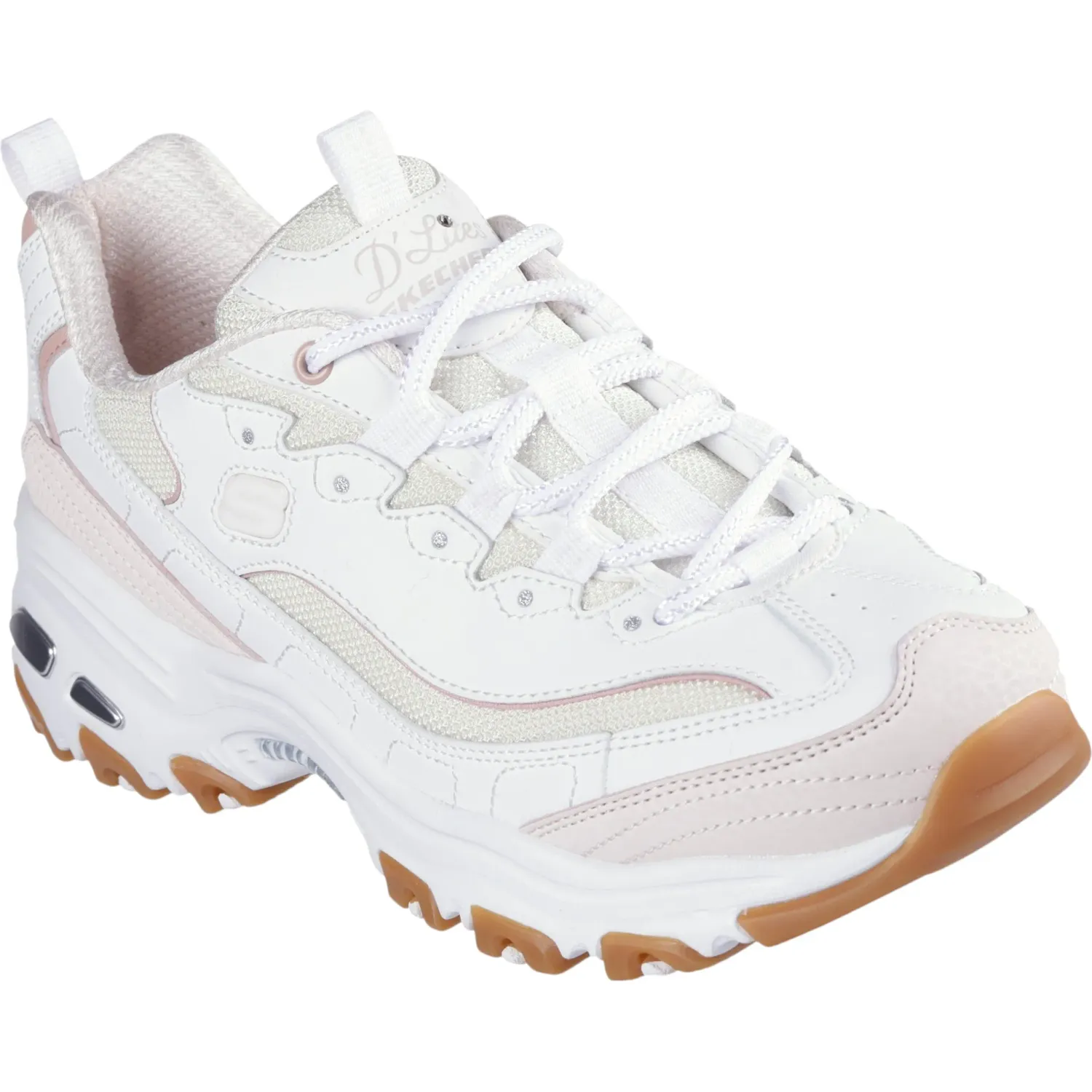 Skechers Zapatillas Skechers Urbanas Mujer D'Lites color blanco | Platanitos