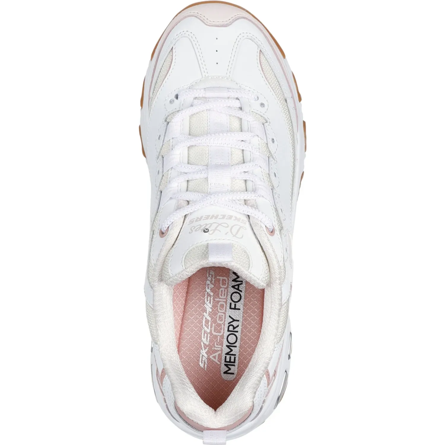 Skechers Zapatillas Skechers Urbanas Mujer D'Lites color blanco | Platanitos
