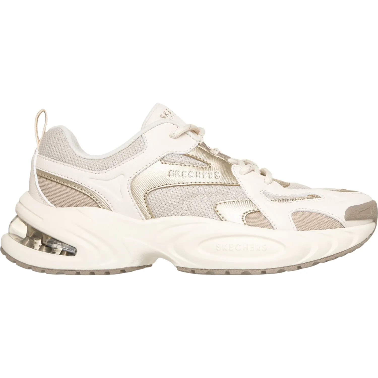 Skechers Zapatillas Skechers Urbanas Mujer Uno Ryze color crema | Platanitos
