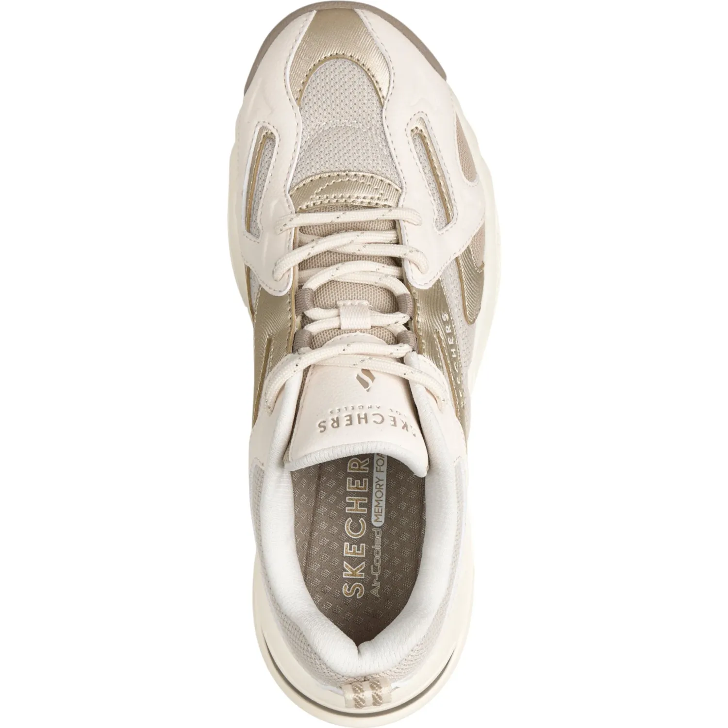 Skechers Zapatillas Skechers Urbanas Mujer Uno Ryze color crema | Platanitos