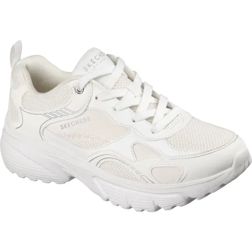 Zapatillas Skechers Urbanas Mujer E'Clypse Lite color blanco | Platanitos