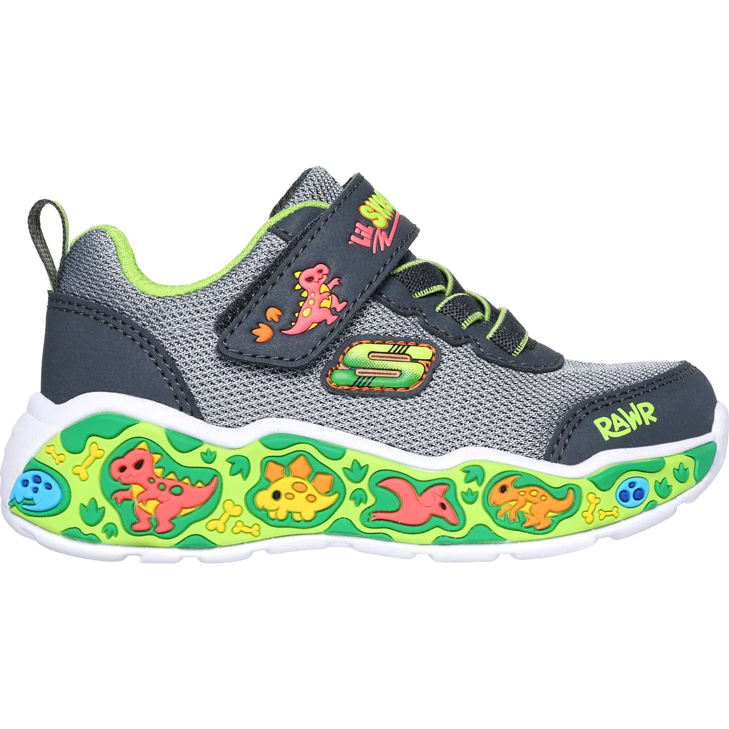 Skechers Zapatillas Skechers Urbanas Bebé Niño Play Scene color gris | Platanitos