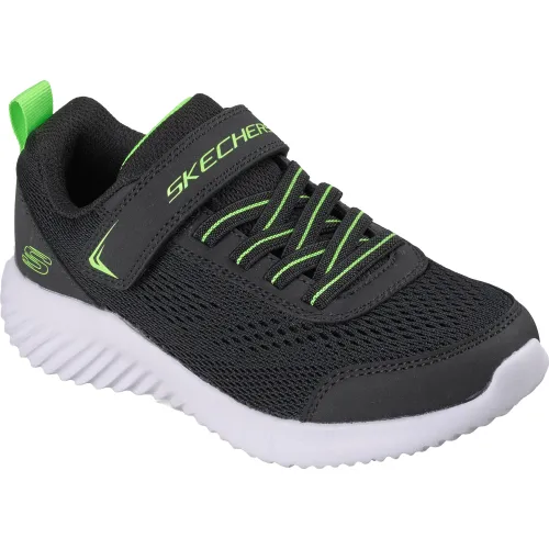 Zapatillas Skechers Urbanas Niño Bounder color negro | Platanitos