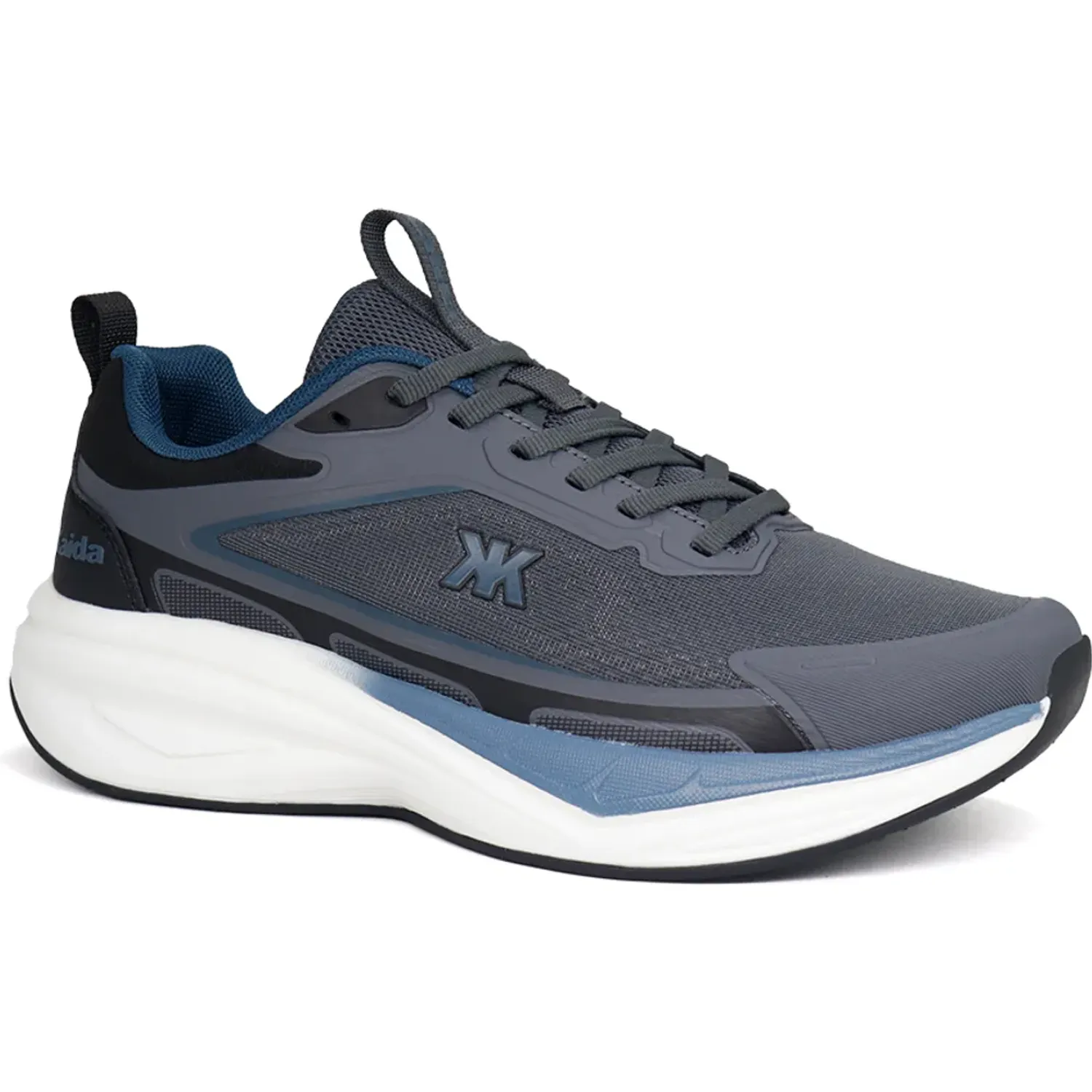 KAIDA Zapatillas Kaida Running Hombre 2830-H26q2-G color gris oscuro / blanco | Platanitos