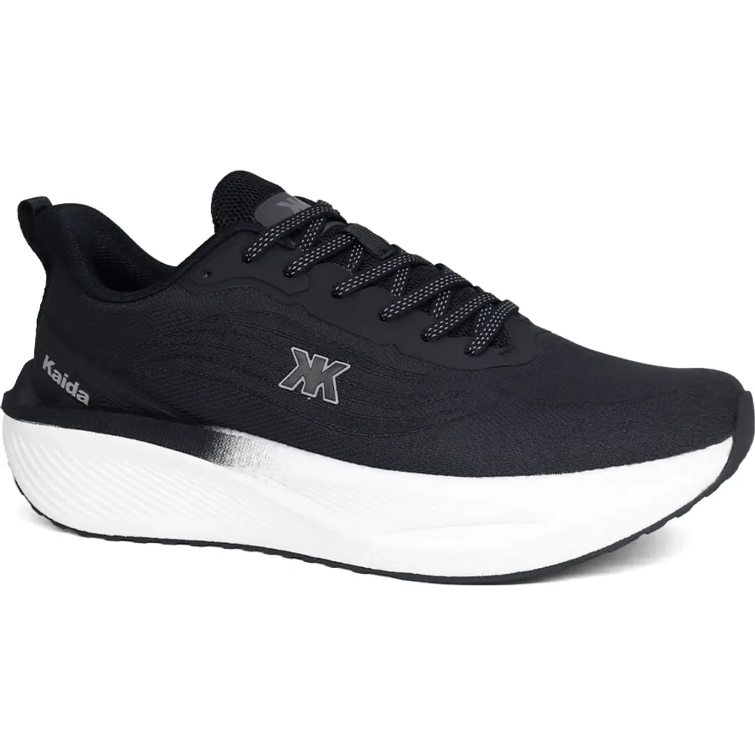 Zapatillas Kaida Running Hombre 3311-H26q2-Nb color negro / blanco | Platanitos