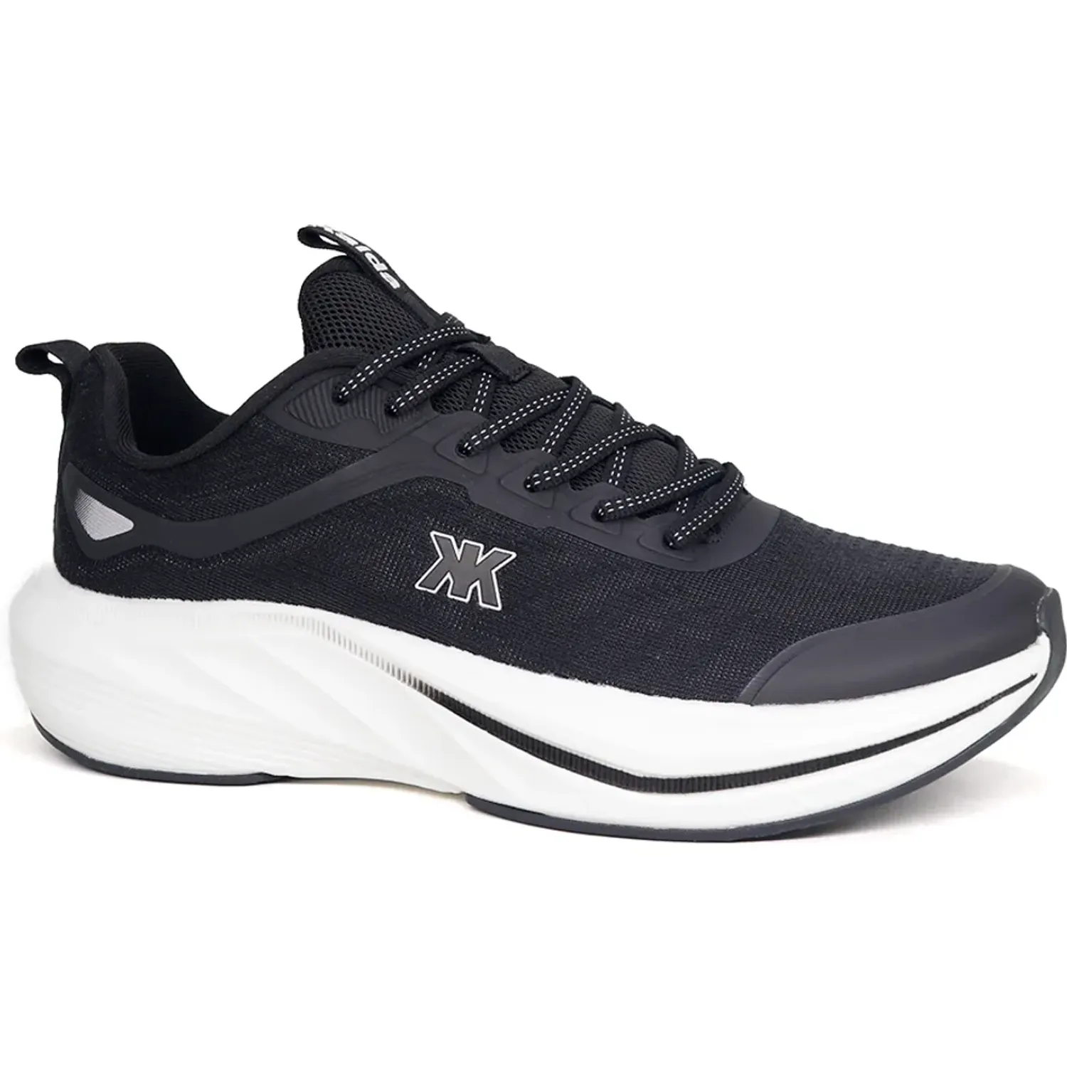 Zapatillas Kaida Running Hombre 3183-H26q2-N color negro / blanco | Platanitos
