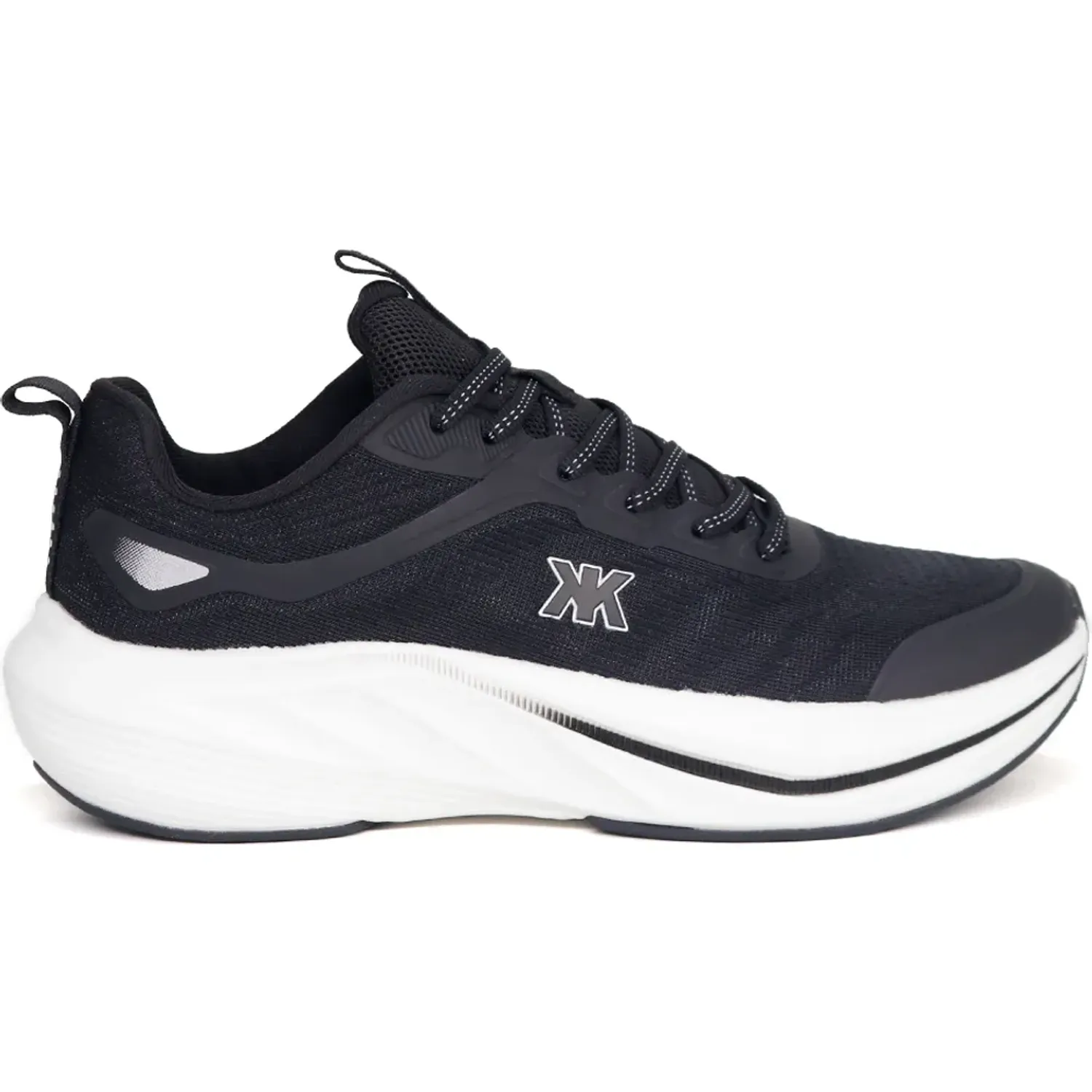 Zapatillas Kaida Running Hombre 3183-H26q2-N color negro / blanco | Platanitos