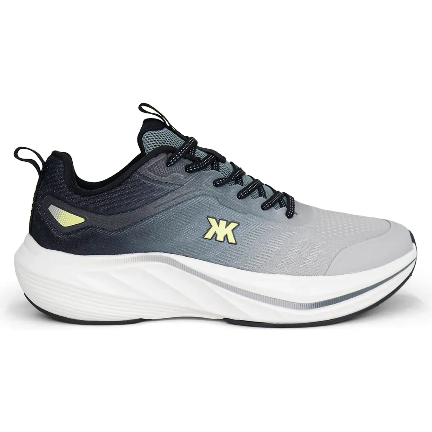 Zapatillas Kaida Running Hombre 3183-H26q2 color gris claro / negro | Platanitos