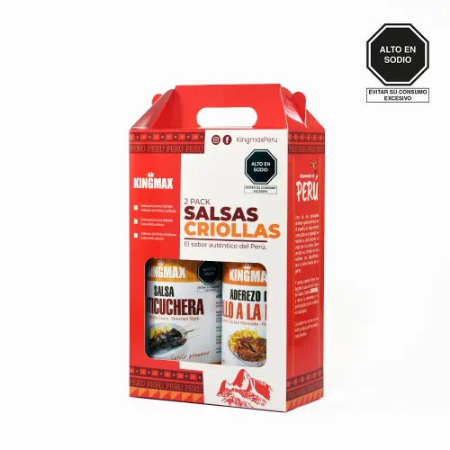 KINGMAX Pack Aderezo Pollo Brasa + Salsa Anticuchera