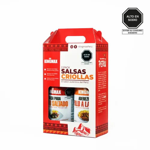 KINGMAX Pack Salsa Lomo Saltado + Aderezo Pollo Brasa