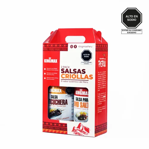 KINGMAX Pack Salsa Lomo Saltado + Salsa Anticuchera