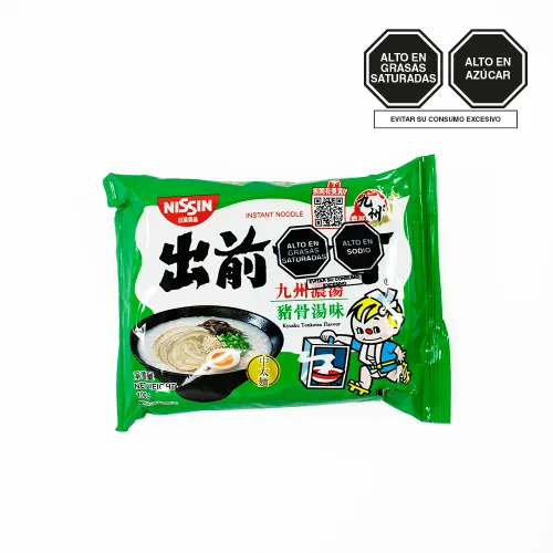 NISSIN Tallarin Instantaneo Tonkotsu 98g Sob