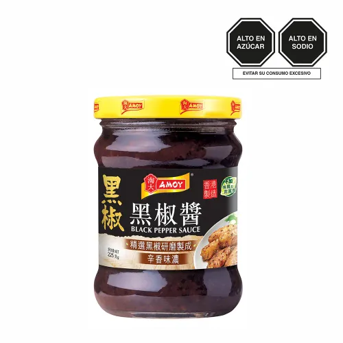 AMOY Amoy Salsa Pimienta Negra 225g Fra