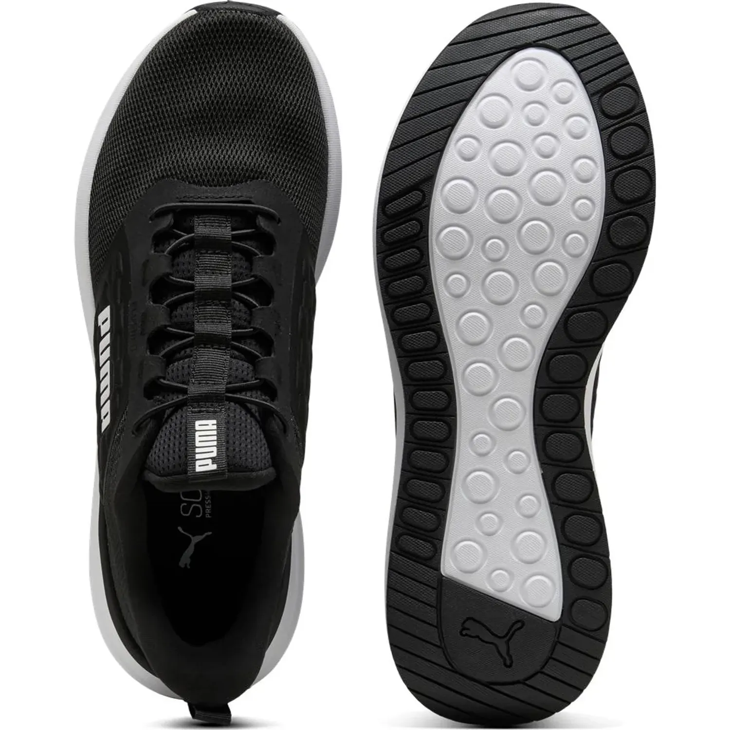 Puma Zapatillas Puma Running Mujer Softride Carson 2 Plushfit color negro | Platanitos