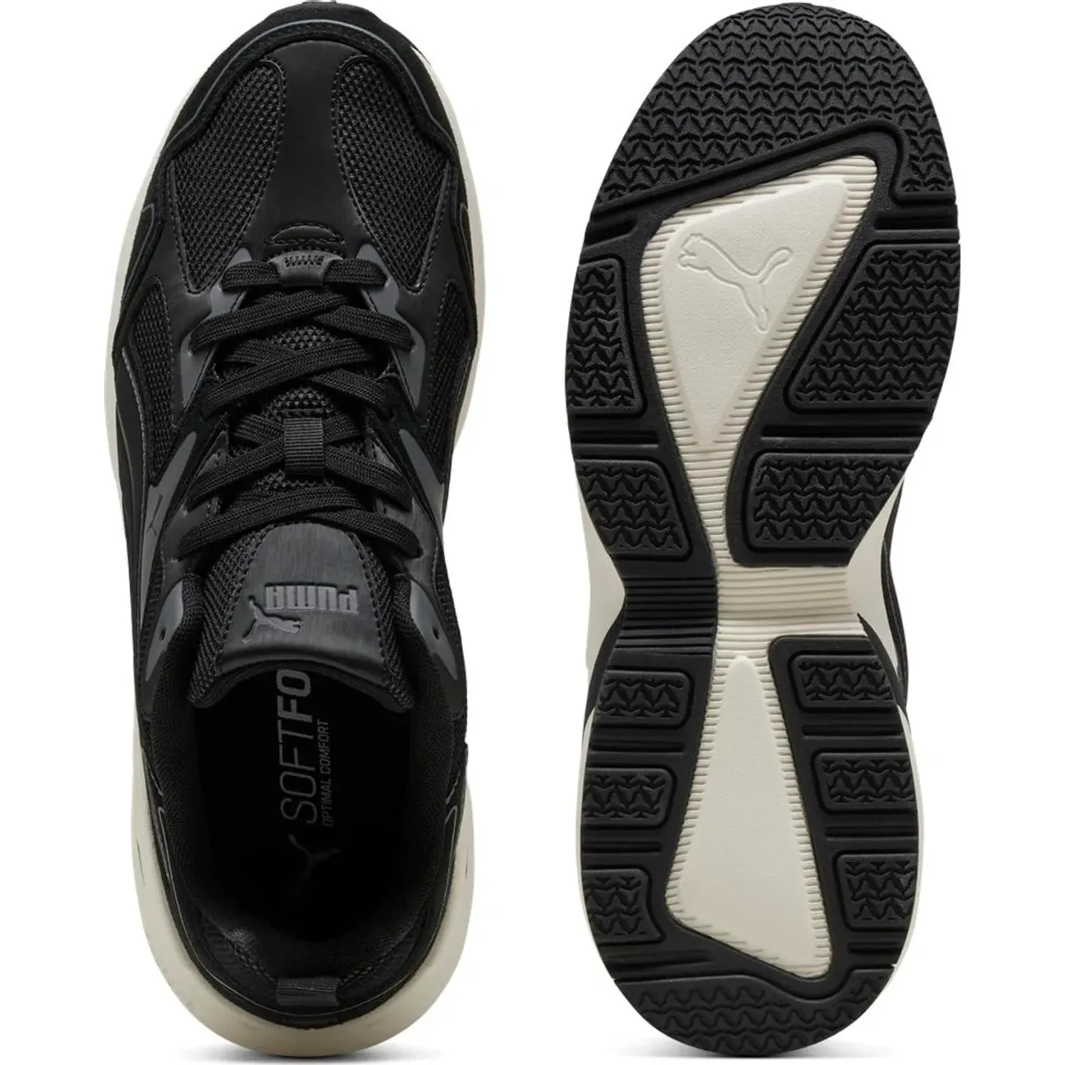 Zapatillas Puma Running Mujer Profoam Galactic color negro | Platanitos