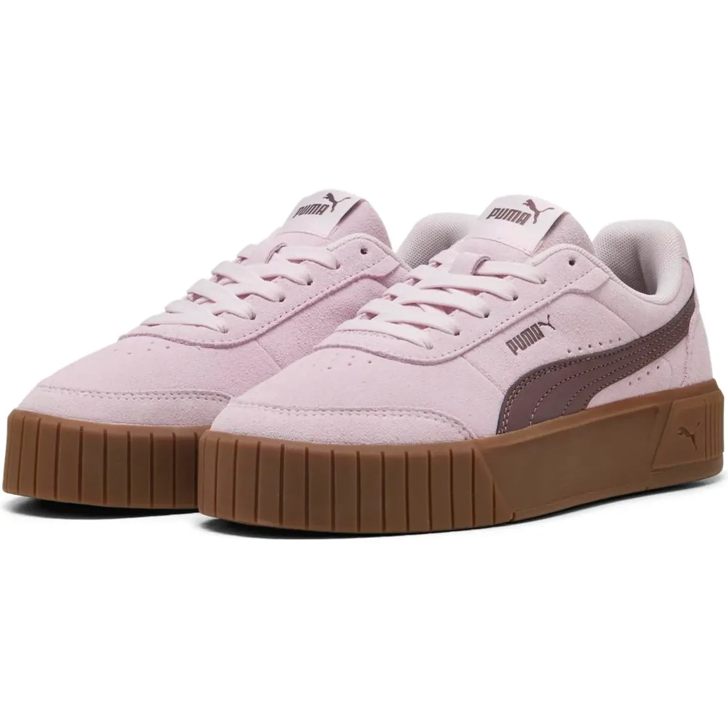 Zapatillas Puma Urbanas Mujer Carina Mia Sd color rosado | Platanitos