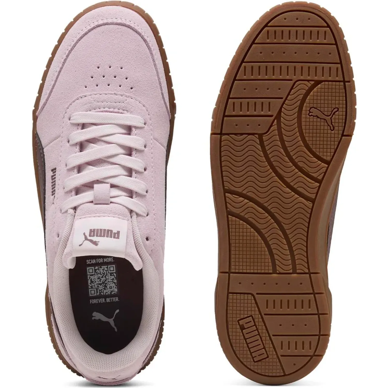 Zapatillas Puma Urbanas Mujer Carina Mia Sd color rosado | Platanitos