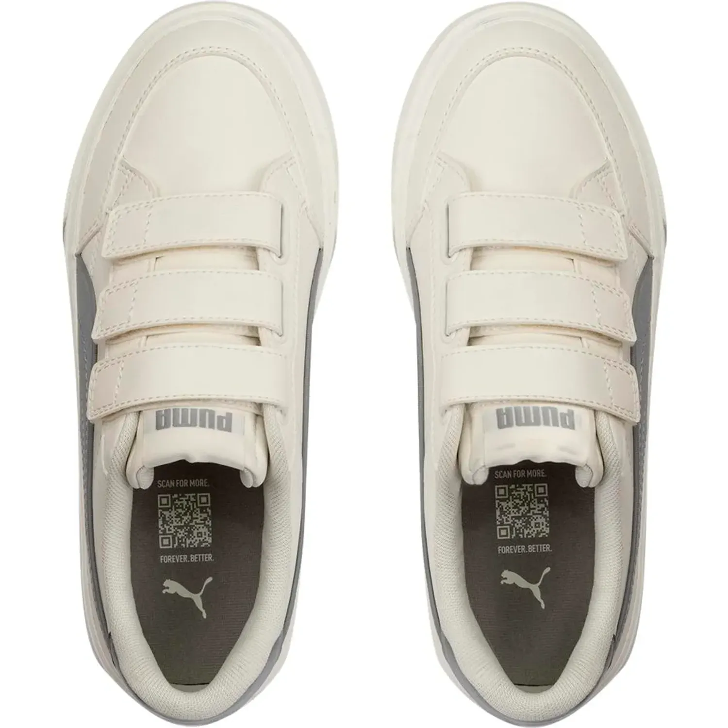 Zapatillas Puma Urbanas Mujer Court Classic Vulc Fs Velcro-Metallic color plateado | Platanitos