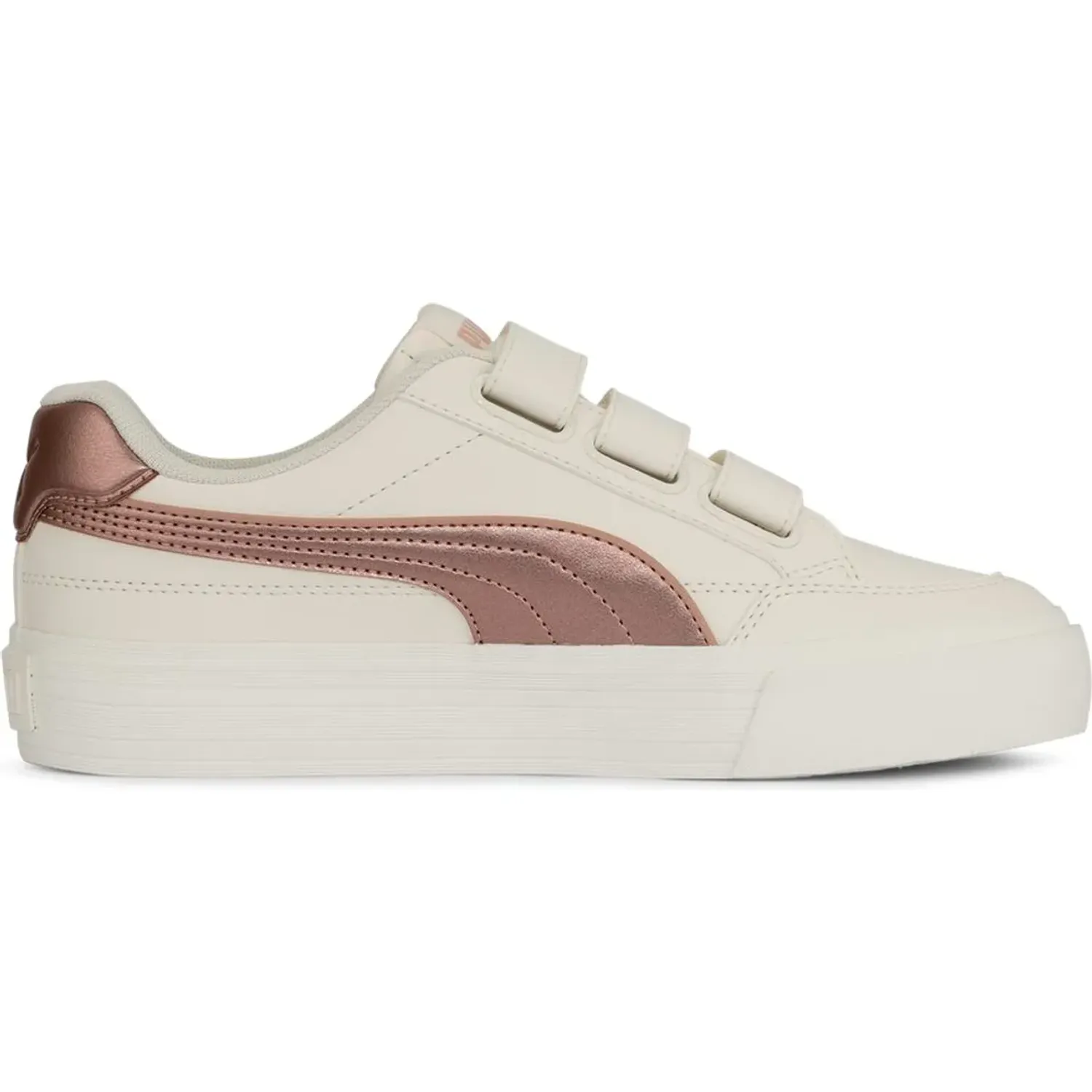 Zapatillas Puma Urbanas Mujer Court Classic Vulc Fs Velcro-Metallic color rose gold | Platanitos
