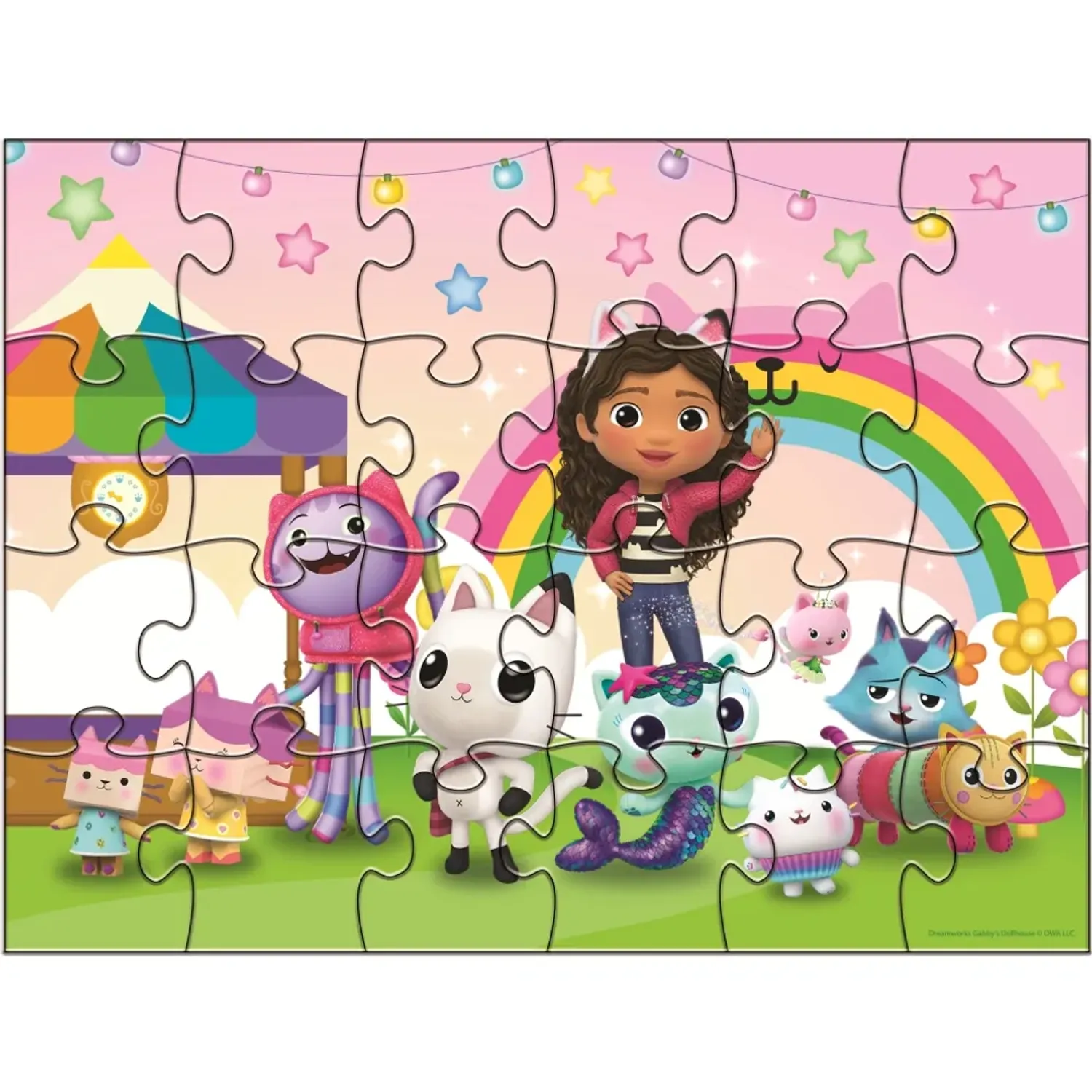 GABBYS DOLLHOUSE Pack Gabbys Dollhouse X3 Rompecabezas De Madera Juegos De Mesa color multicolor | Platanitos