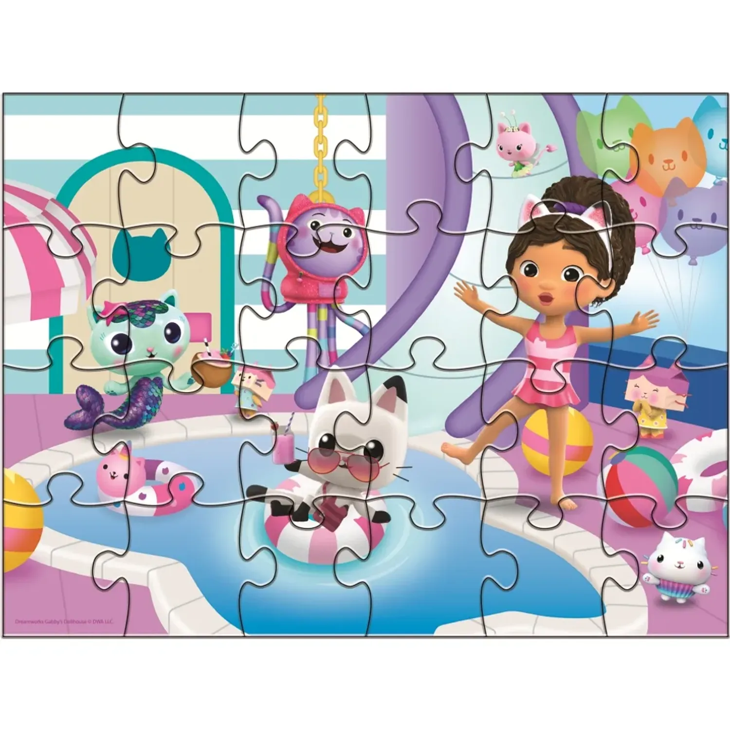GABBYS DOLLHOUSE Pack Gabbys Dollhouse X3 Rompecabezas De Madera Juegos De Mesa color multicolor | Platanitos