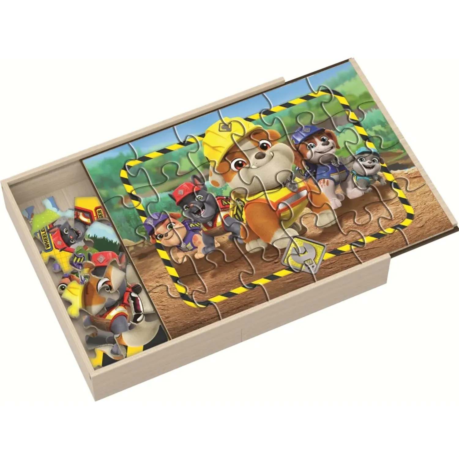 RUBBLE Pack Rubble X3 Rompecabezas De Madera Juegos De Mesa color multicolor | Platanitos