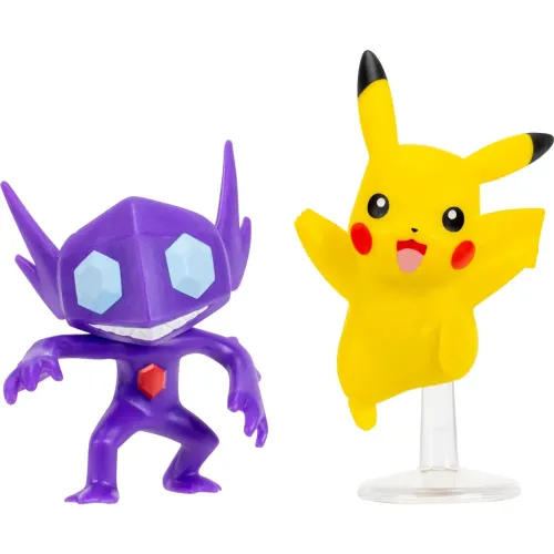 Figura Pokemon De Batalla Pokemon Sableye & Pikachu | Platanitos