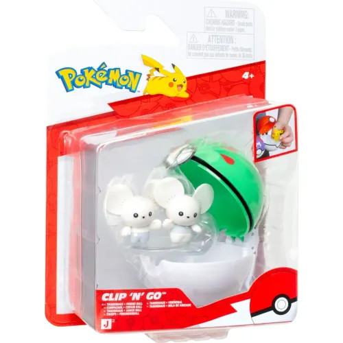 POKEMON Pokebola Con Figura Pokemon Tandemaus