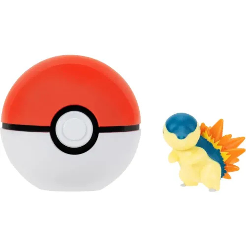 POKEMON Pokebola Con Figura Pokemon Cyndaquil