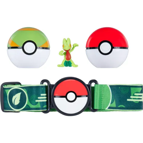 POKEMON Set De Cinturon Con Pokebola Y Figura Pokemon Treecko
