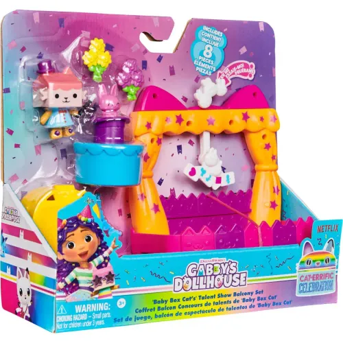 GABBYS DOLLHOUSE Set De Juego Balcon Recreativo Gabbys Dollhouse Bebe Caja
