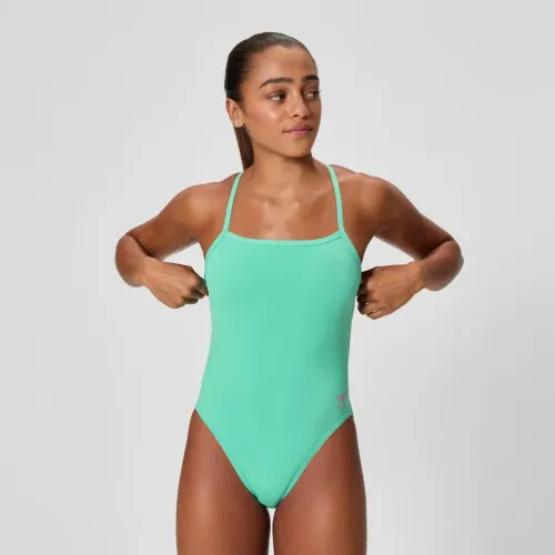 SPEEDO Traje De Baño Mujer Fl Solid V-Back 2.0