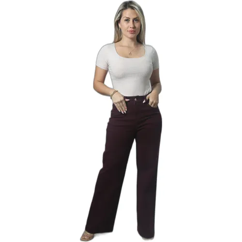 FORDAN JEANS Pantalon Mujer 3978 Bota Recta C/Bols. Parche Y Secreta