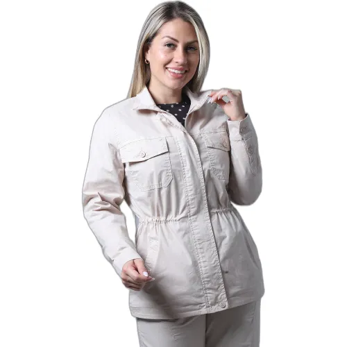 FORDAN JEANS Campera Mujer 3984 C/Bolsillo Parche Y Puñoc/Forma