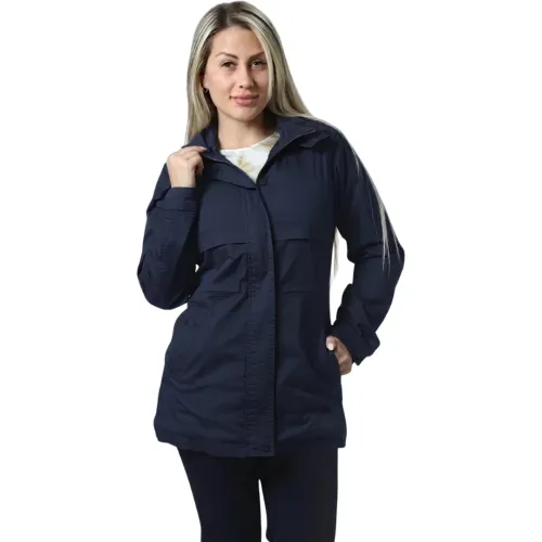FORDAN JEANS Parka Mujer 3985 Con Bolsillo Ojal Ancho