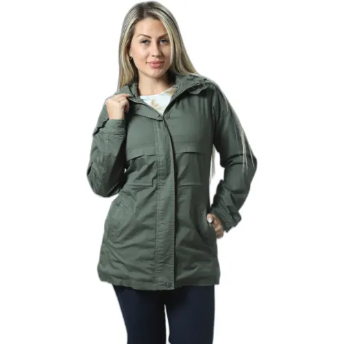 FORDAN JEANS Parka Mujer 3985 Con Bolsillo Ojal Ancho