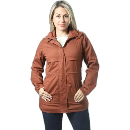 FORDAN JEANS Parka Mujer 3985 Con Bolsillo Ojal Ancho