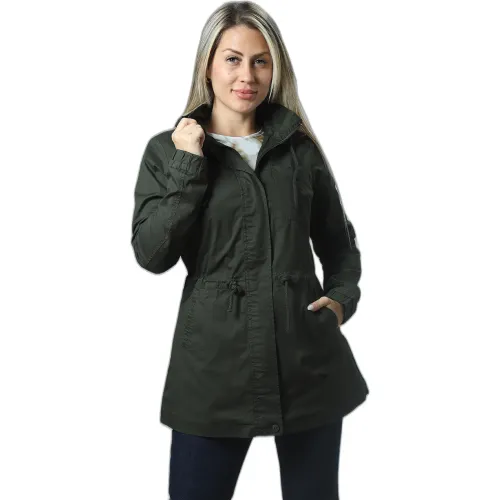 FORDAN JEANS Parka Mujer 3986 C/Bols. Ojal Y Puño C/Elastico-Forro Tela