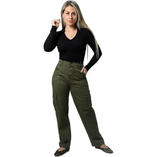 FORDAN JEANS Jogger Mujer 3988 Con Elastico Cintura - Cargo