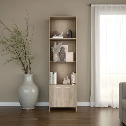 TUHOME Biblioteca 2 Puertas Office Cartagena 181,5x55,1x26,5 Cm